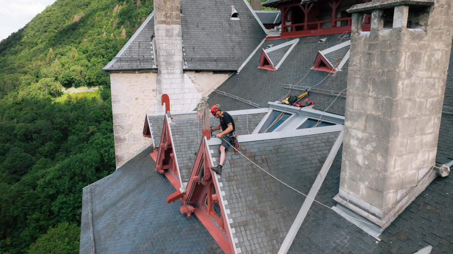 Mise en sécurité pour les travaux de toiture et de facades